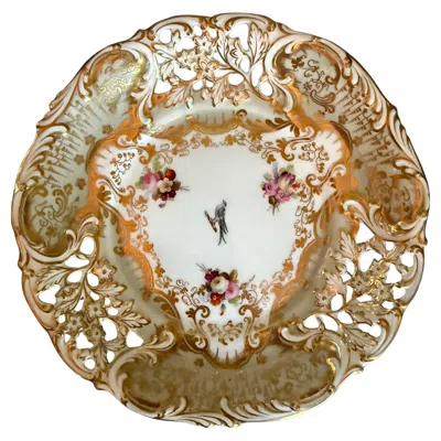 Pre-owned Davenport Porcelain William Iv Early Davenport Chine Serving Dish 19th Century In Brown