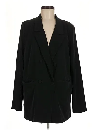 Pre-owned Davi & Dani Blazer Jacket In Black
