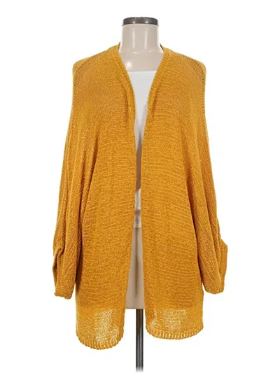 Pre-owned Davi & Dani Cardigan Sweater In Yellow