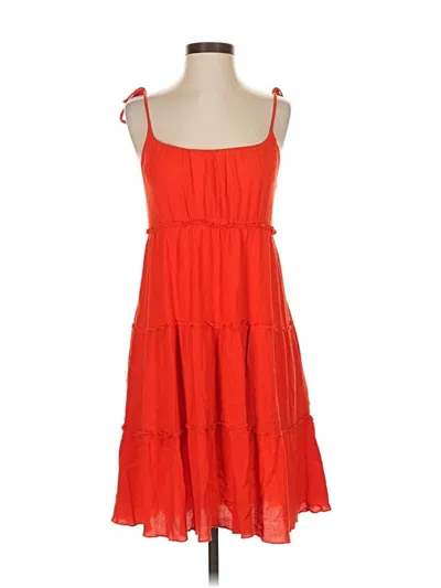 Pre-owned Davi & Dani Casual Dress In Orange