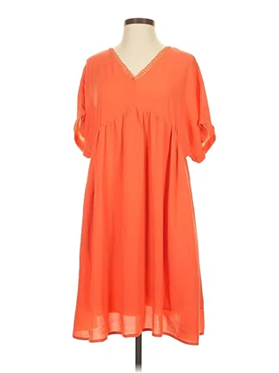 Pre-owned Davi & Dani Casual Dress In Orange