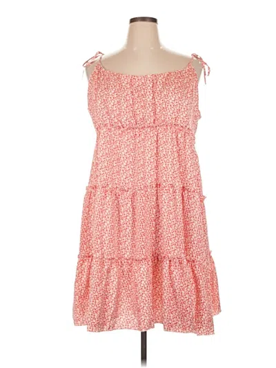 Pre-owned Davi & Dani Casual Dress In Pink