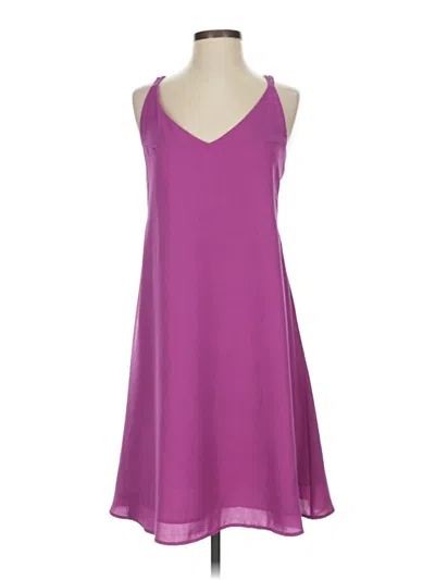 Davi & Dani Casual Dress In Purple