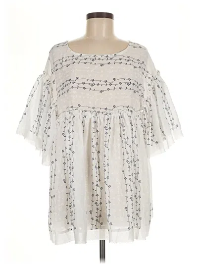 Pre-owned Davi & Dani Casual Dress In White
