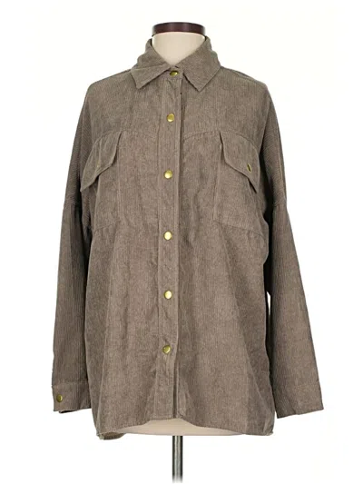 Pre-owned Davi & Dani Coat In Brown