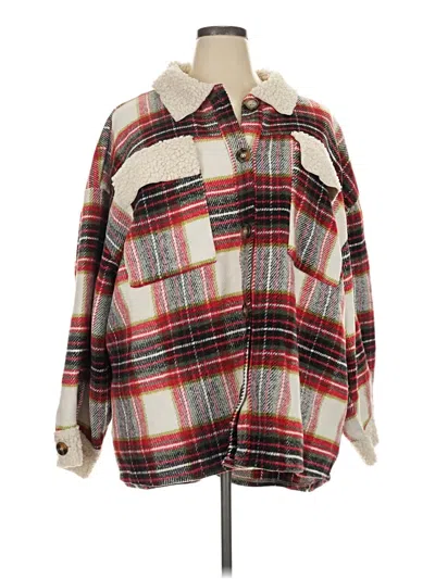 Pre-owned Davi & Dani Coat In Red