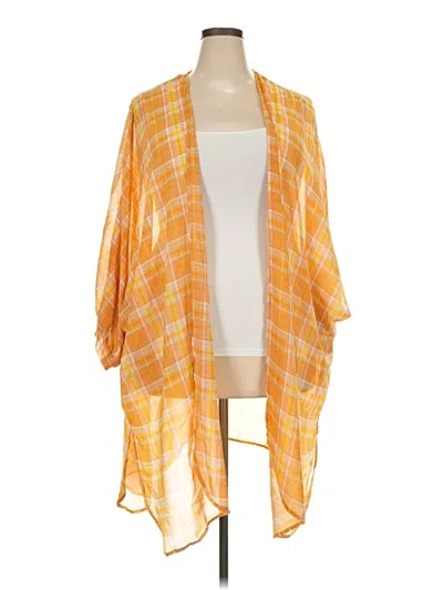Pre-owned Davi & Dani Kimono In Orange