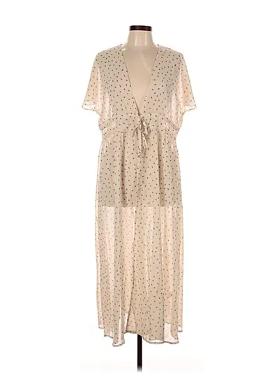 Pre-owned Davi & Dani Kimono In White