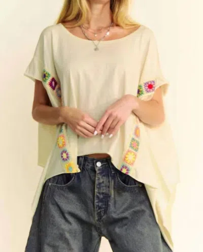 Davi & Dani On A Cloud Top In Cloud Cream In Neutral