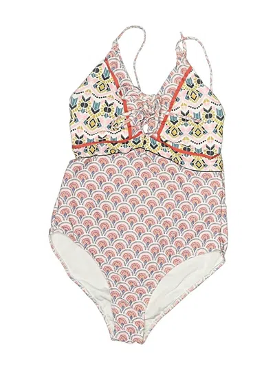 Pre-owned Davi & Dani One Piece Swimsuit In Ivory