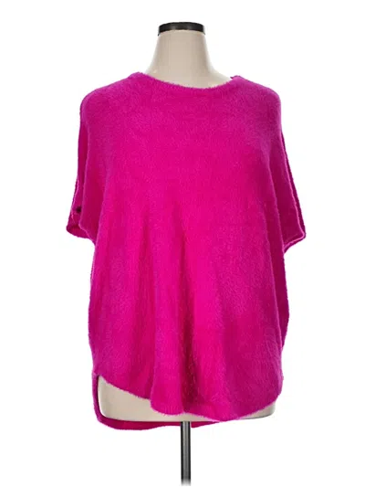 Pre-owned Davi & Dani Poncho In Pink
