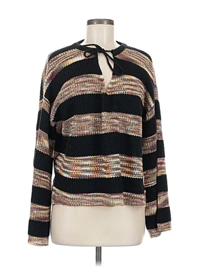 Pre-owned Davi & Dani Pullover Sweater In Black