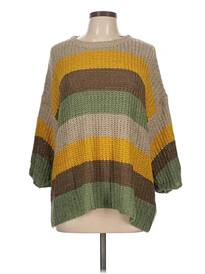 Pre-owned Davi & Dani Pullover Sweater In Green
