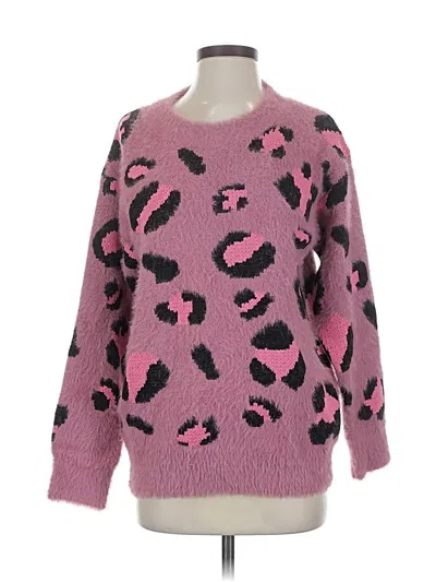Pre-owned Davi & Dani Pullover Sweater In Pink