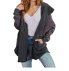 Davi & Dani Room For Two Hooded Sweatshirt In Vintage Black In Black
