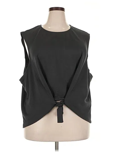 Pre-owned Davi & Dani Sleeveless Blouse In Black