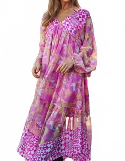 Davi & Dani Women's Carla's Dress In Pink In Purple