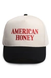 David & Young American Honey Embroidered Cotton Baseball Cap