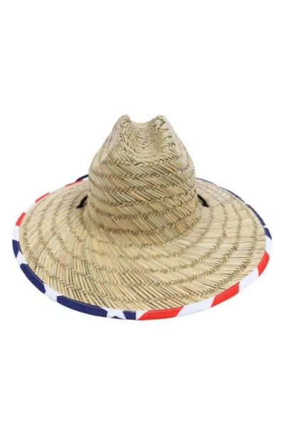 David & Young American Lifeguard Straw Hat In Natural