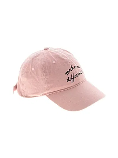 Pre-owned David & Young Baseball Cap In Pink
