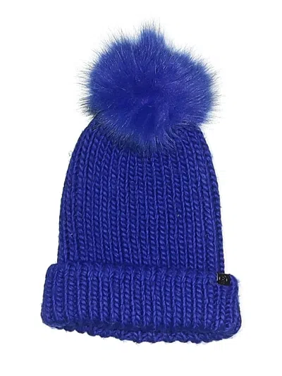 Pre-owned David & Young Beanie Hat In Blue