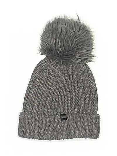 Pre-owned David & Young Beanie Hat In Gray