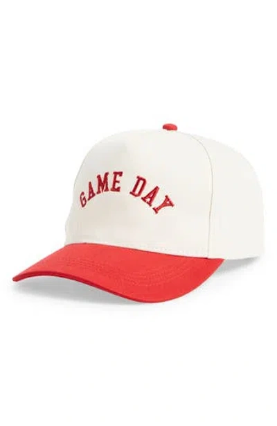 David & Young Game Day Baseball Cap In Red