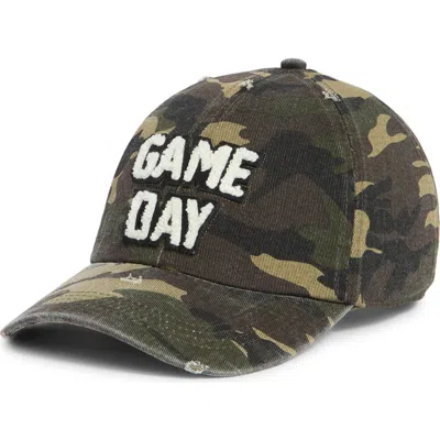 David & Young 'game Day' Chenille Patch Baseball Cap In Multi