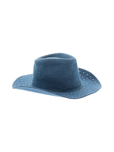 Pre-owned David & Young Hat In Blue