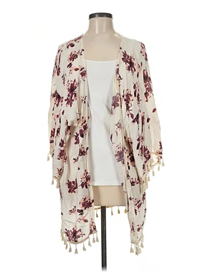 Pre-owned David & Young Kimono In Ivory