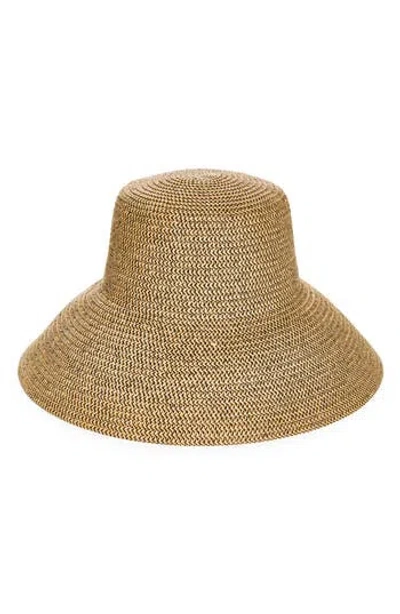 David & Young Marled Straw Floppy Hat