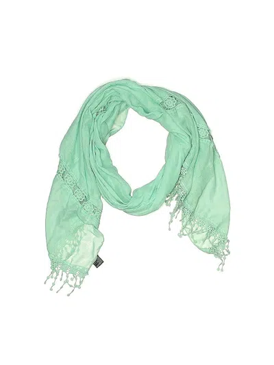 Pre-owned David & Young Scarf In Green