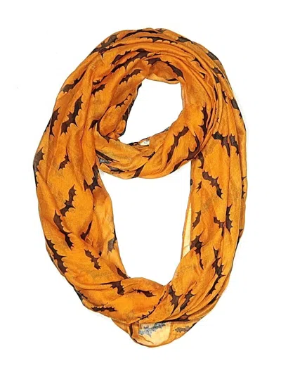Pre-owned David & Young Scarf In Orange
