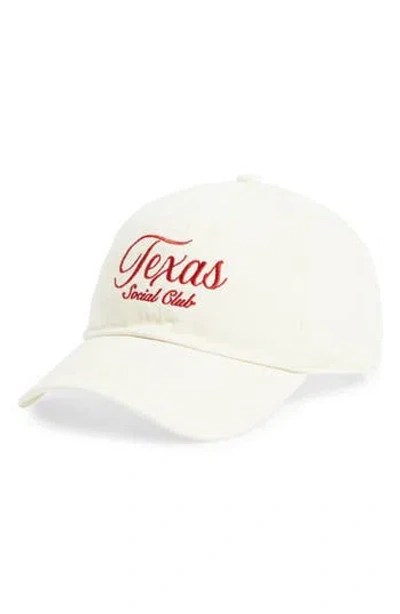 David & Young Texas Social Club Baseball Cap In Sand