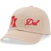 David & Young Tx Dad Baseball Cap In Pink
