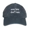 David & Young Women's Cotton Mom Hair Don't Care Baseball Cap