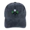 David & Young Women's Embroidered Pickleball Washed Baseball Cap In Black