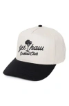 David & Young Yee-haw Embroidered Baseball Cap In Black