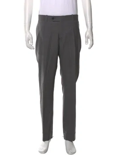 Pre-owned David August Dress Pants In Gray