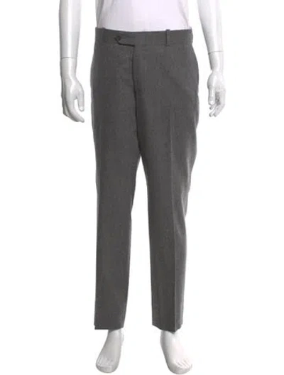 Pre-owned David August Dress Pants In Gray