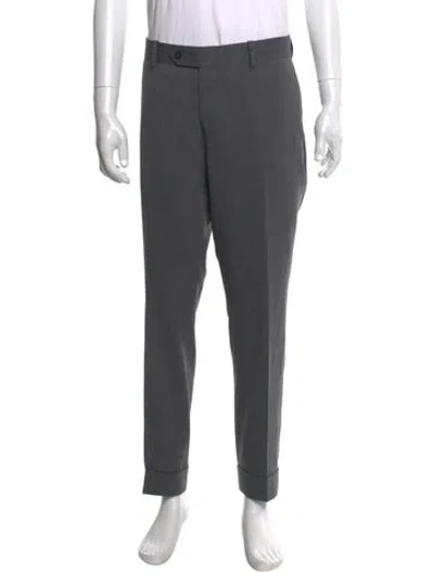 Pre-owned David August Dress Pants In Gray