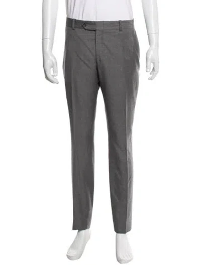 Pre-owned David August Dress Pants In Gray