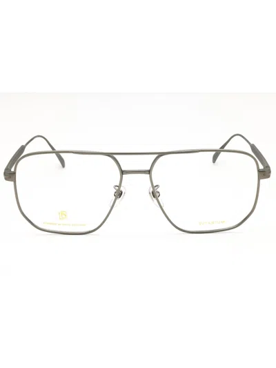 David Beckham Aviator Men's Eyeglasses Db 7124 In Gray