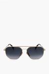 David Beckham Aviator Sunglasses With Gradient Lenses