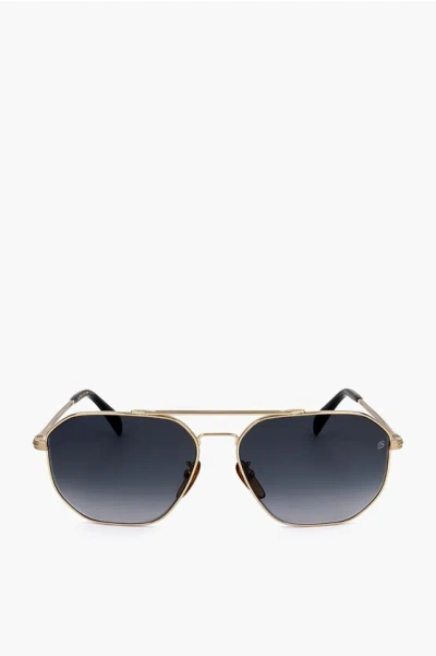 David Beckham Aviator Sunglasses With Gradient Lenses