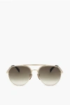 David Beckham Aviator Sunglasses With Gradient Lenses