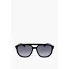 David Beckham Aviator Sunglasses With Gradient Lenses