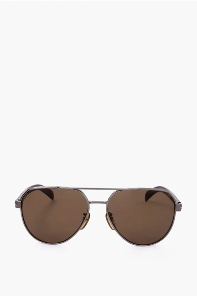 David Beckham Aviator Sunglasses With Metal Frame