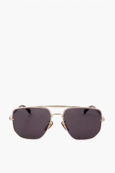 David Beckham Aviator Sunglasses With Metal Frame