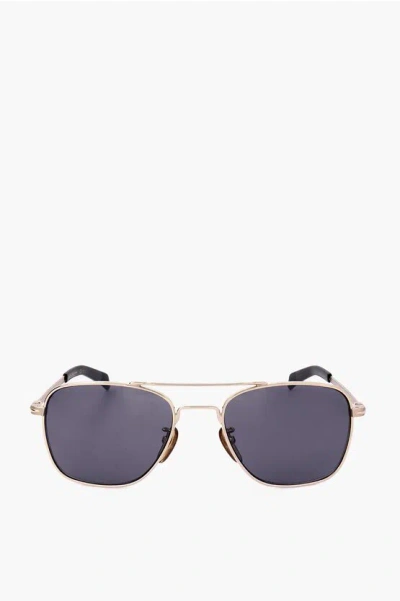 David Beckham Aviator Sunglasses With Metal Frame